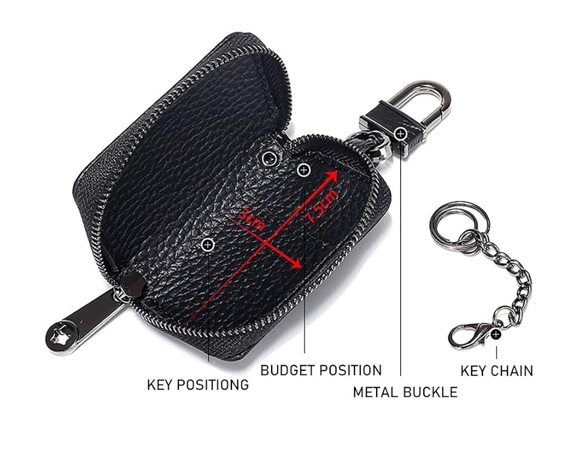 Amazon.com: EXKOKORO Leather Car Key Case Holder Auto Car